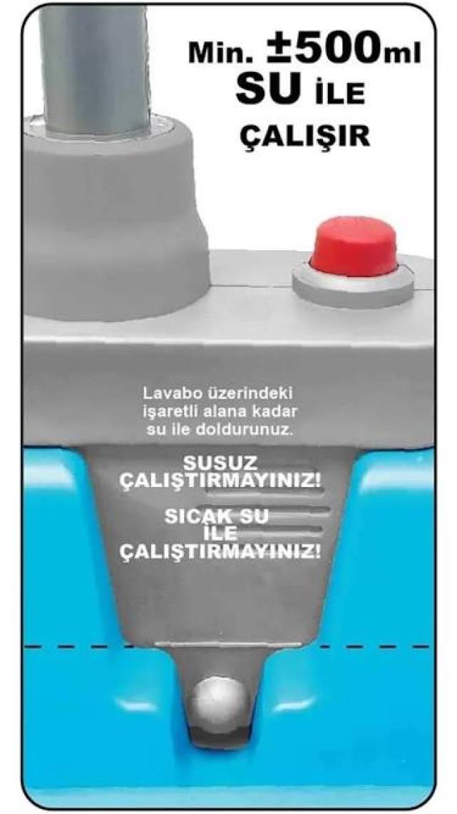 Kayyum Modern Mutfak Lavabo Seti Mavi 25 Parça 7021
