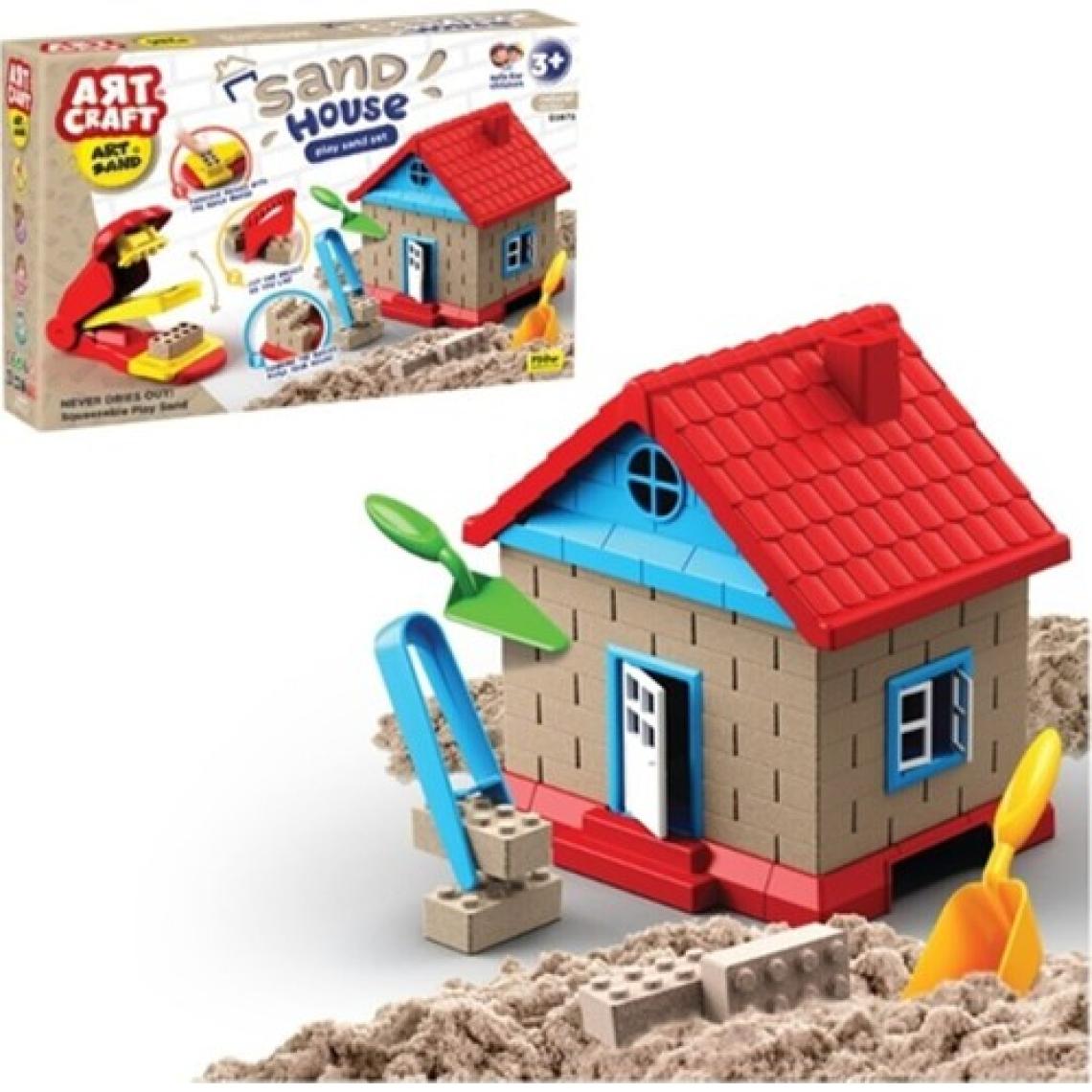 Dede Art Craft Inşaat Kinetik Kum Ev Seti 750 Gr.