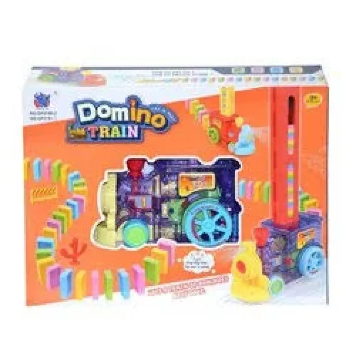 Can Toys Pilli Dominolu Tren Kutulu 80 Parça Domino Taşı Dizen