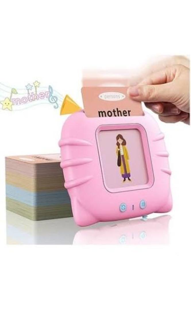 Schulzz Erken Eğitim Ingilizce Sesli Flash Kartları PVC Kart Şeffaf Koruma ile Yıpranmaz Yırtılmaz Kartlı