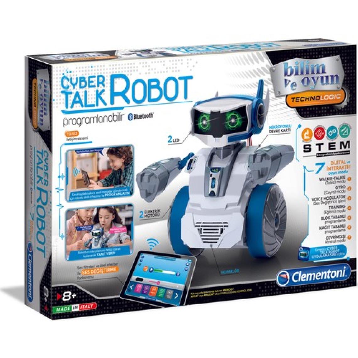Clementoni Robotik Laboratuvarı Cyber Talk Robot 64447