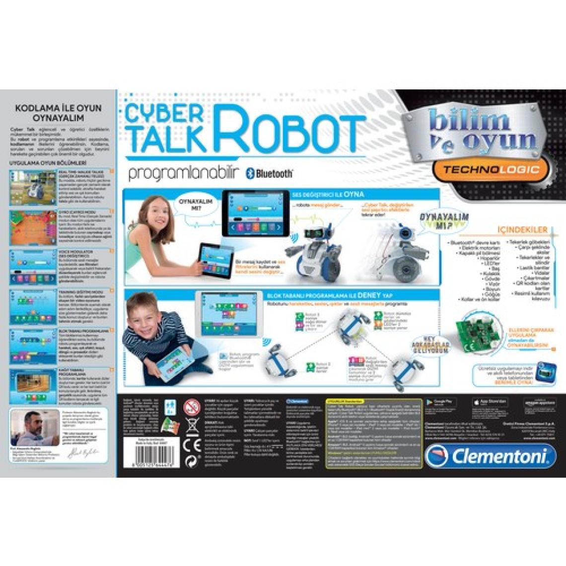 Clementoni Robotik Laboratuvarı Cyber Talk Robot 64447