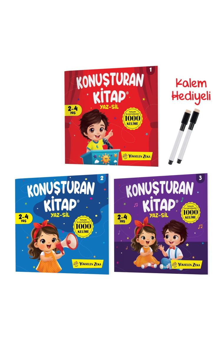Yükselen Zeka Konuşturan Kitap Serisi Yaz-sil