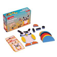 Puedo Colorful Shapes / Yaratıcı Eğlenceli Oyuncak / Renkleri & Şekilleri Öğreten Oyun / 29 Parça / +3 Yaş