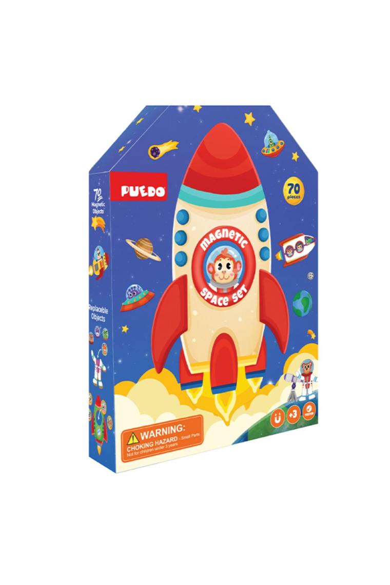 Puedo Manyetik Oyun Seti - Uzay (70 Parça)