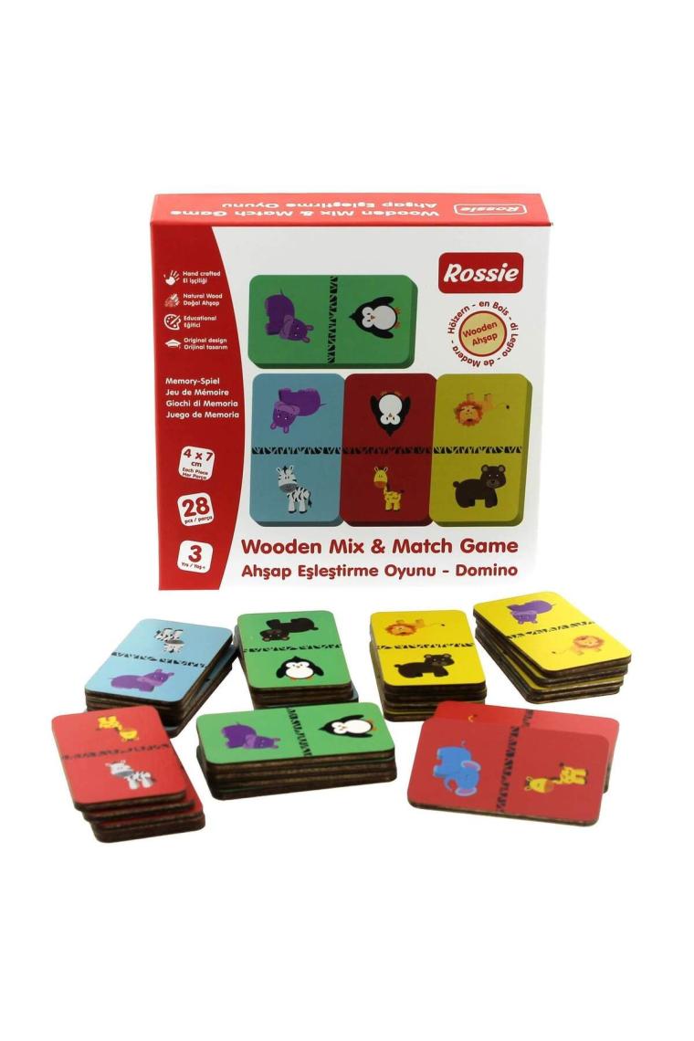 Ahşap Eşleştirme Oyunu - Domino Game