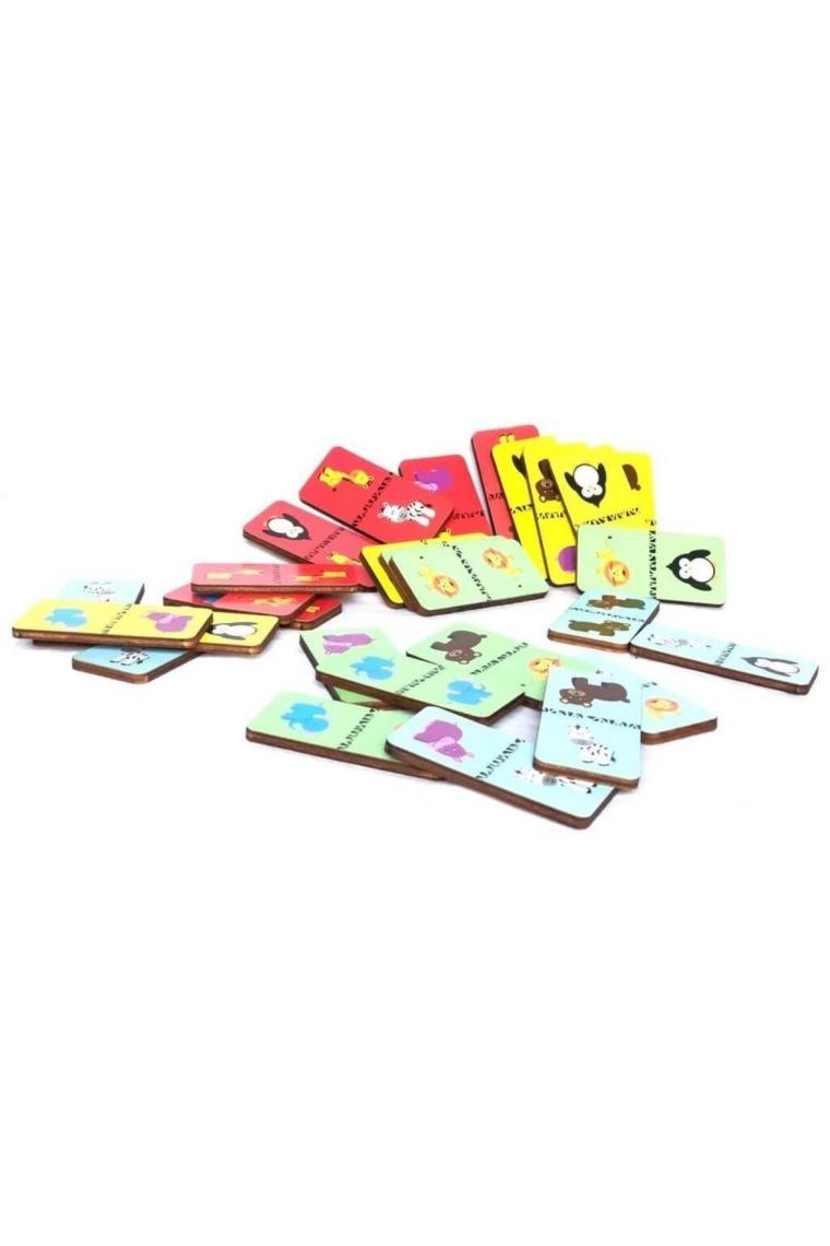Ahşap Eşleştirme Oyunu - Domino Game
