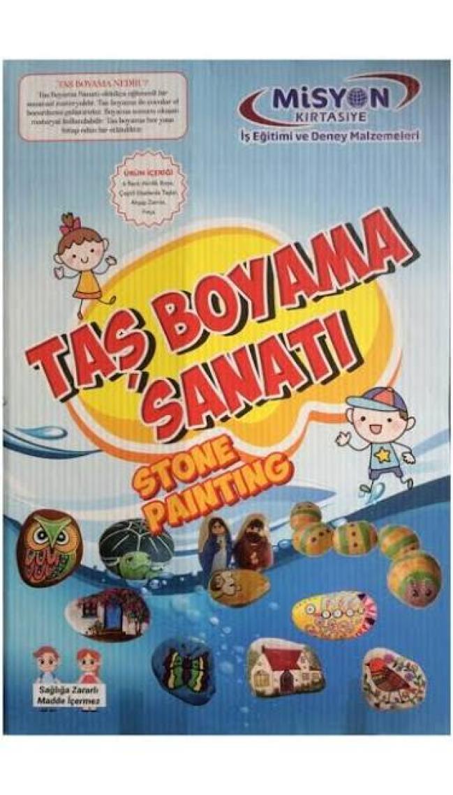 Kumtoys Taş Boyama Seti (Yeni Versiyon)