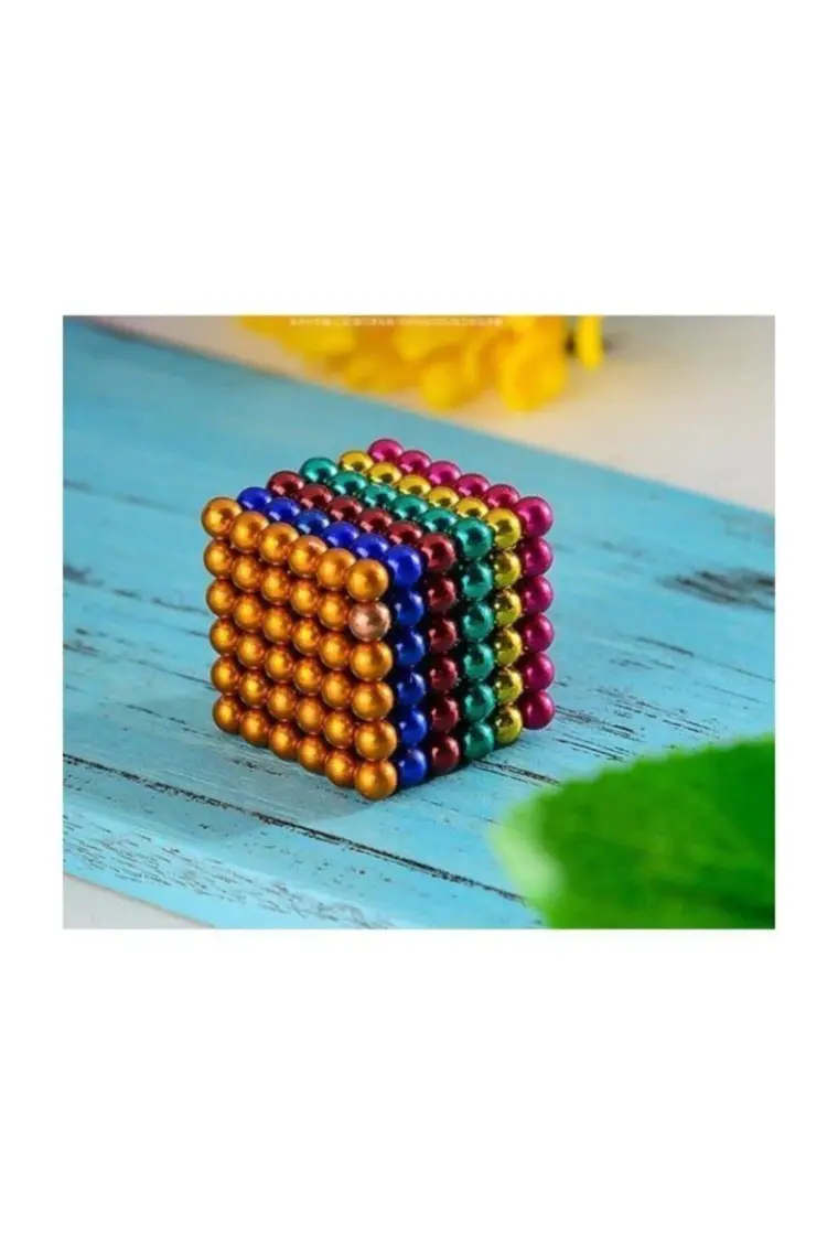 No Name Renkli Manyetik Mıknatıs Toplar 5mm 216 Adet Neocube Neo Cube Küp