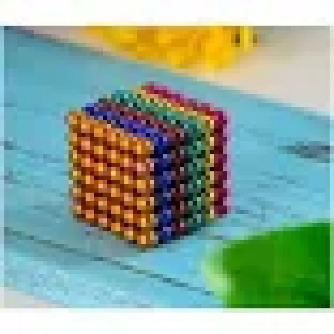 No Name Renkli Manyetik Mıknatıs Toplar 5mm 216 Adet Neocube Neo Cube Küp