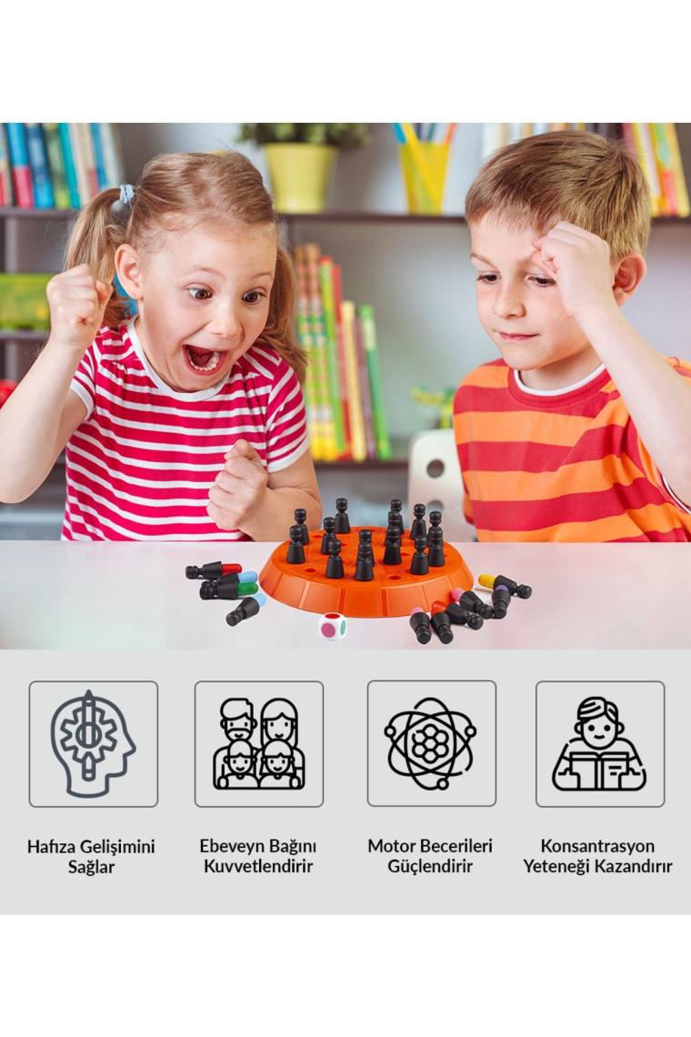 Thinkmaster Memory Chess - Zeka Oyunu, Renklerle Hafıza Ve Zihin Geliştirme Satrancı