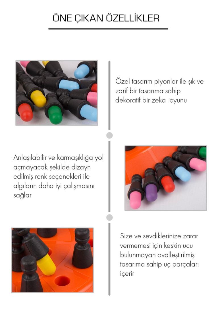 Thinkmaster Memory Chess - Zeka Oyunu, Renklerle Hafıza Ve Zihin Geliştirme Satrancı