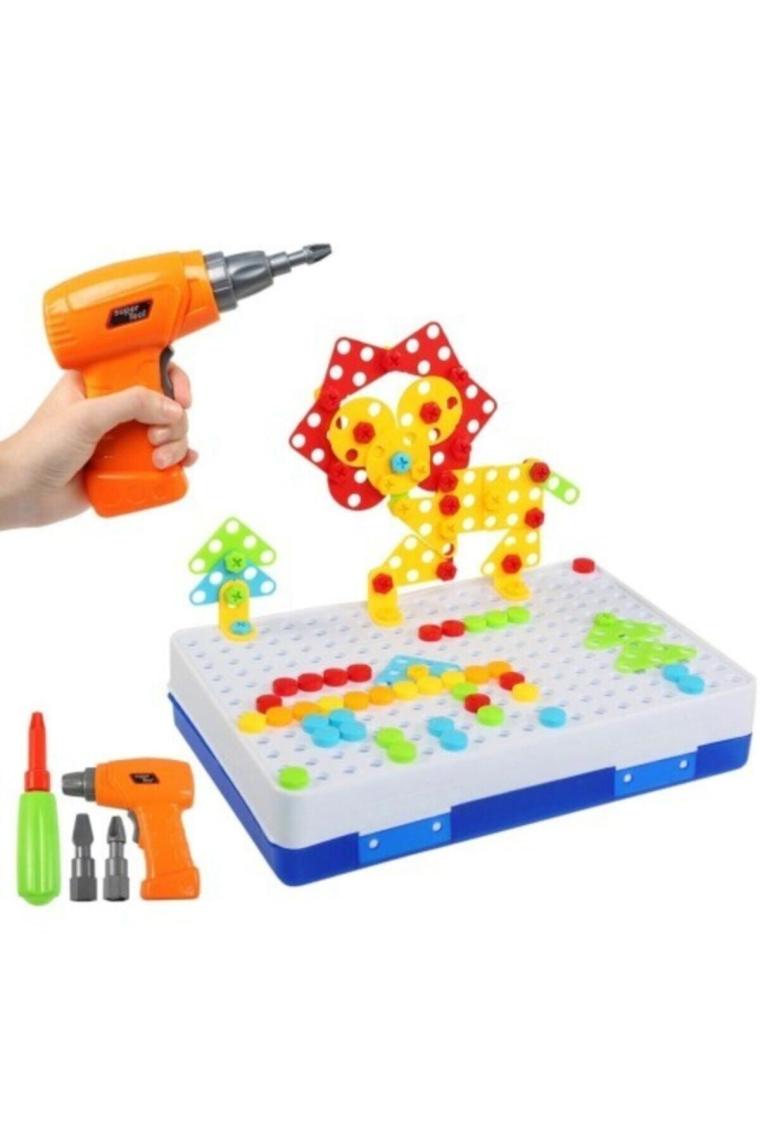 3 D Stem Eğitici Matkap Seti Hayvanlar