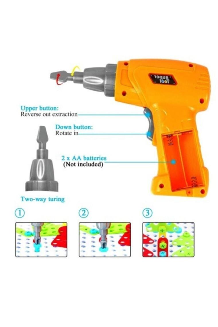 3 D Stem Eğitici Matkap Seti Hayvanlar