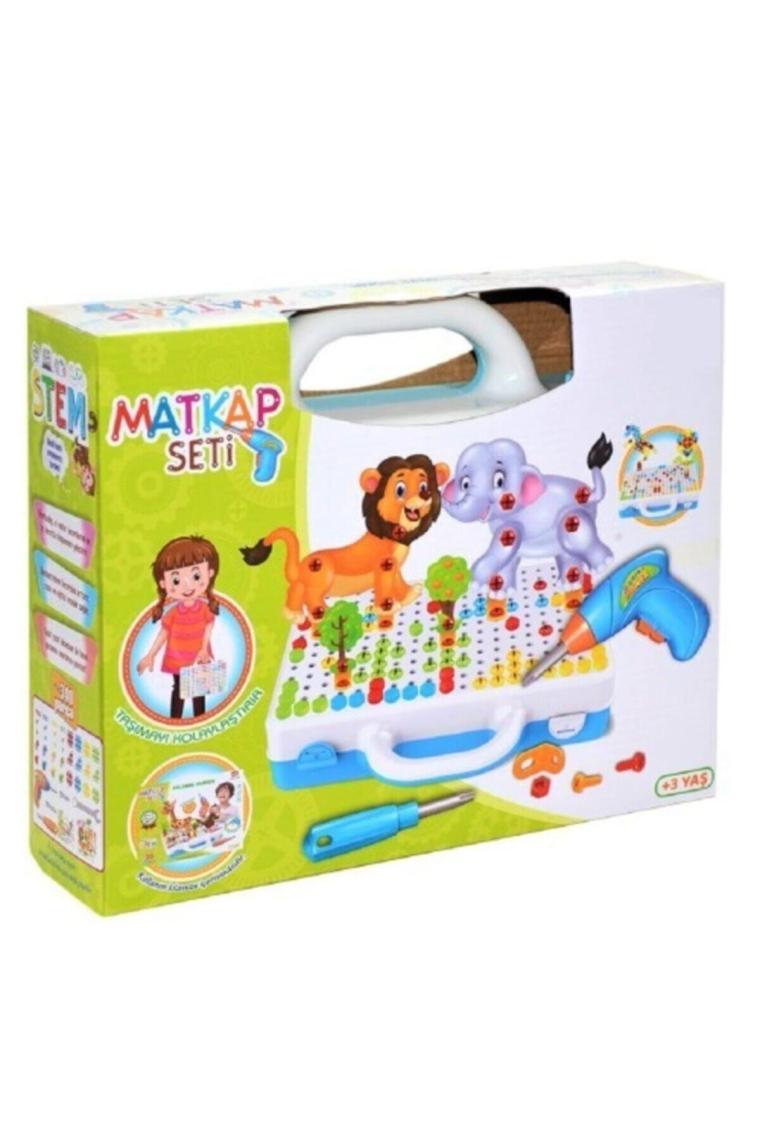 3 D Stem Eğitici Matkap Seti Hayvanlar