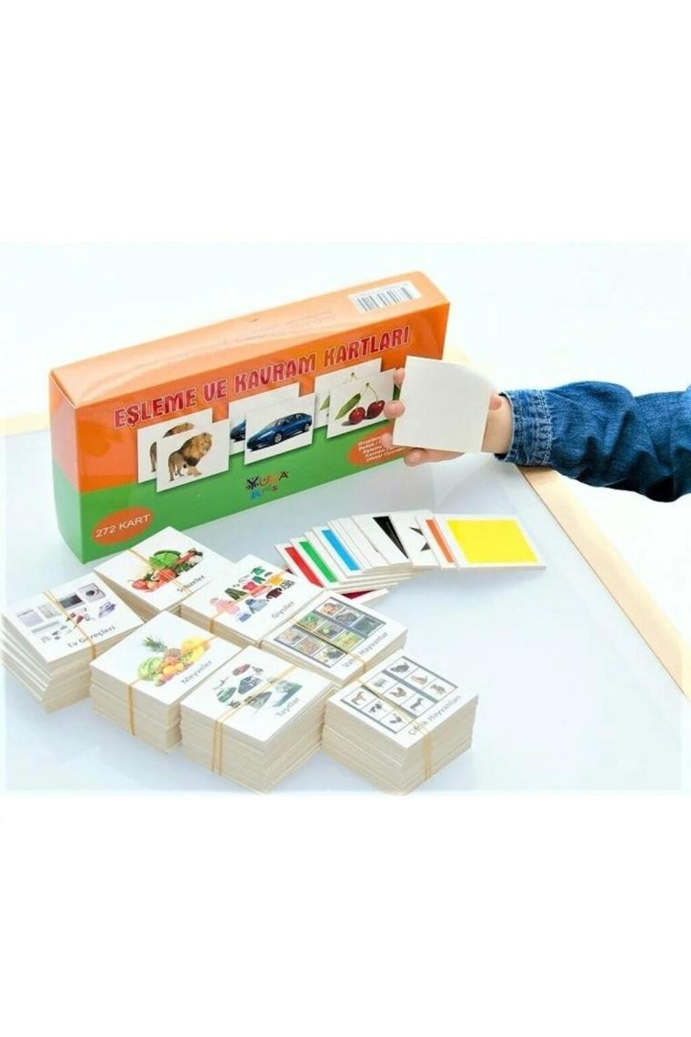 Kelebek Oyuncak Eşleme ve Kavram Kartları 272 Kartları