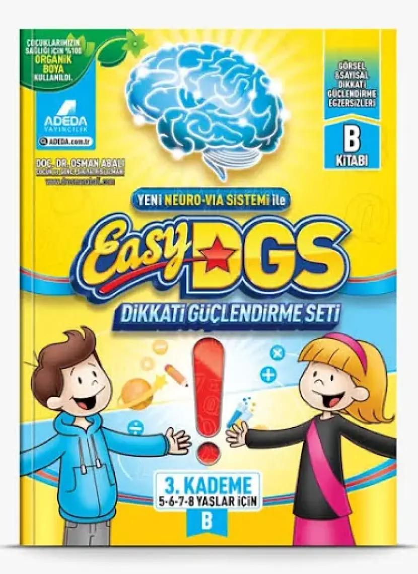 Easy Dikkati Güçlendirme Seti 5/8 Yaş A - Osman Abalı