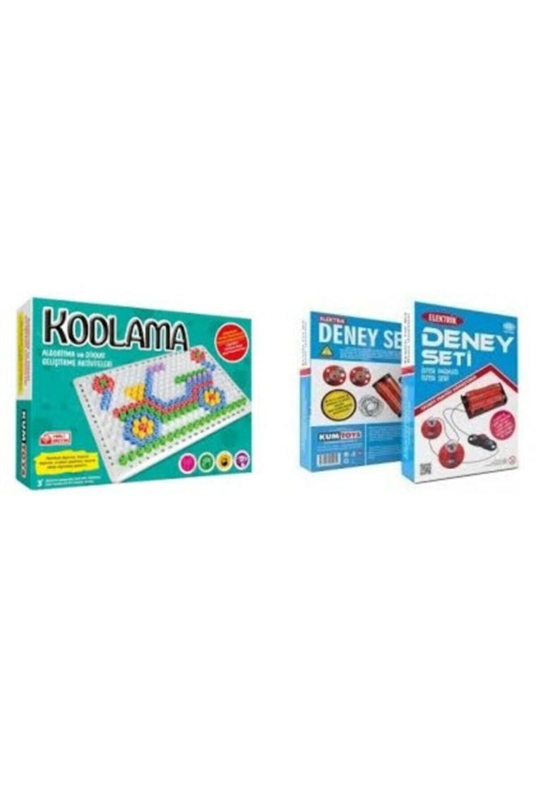 Kumtoys Kodlama + Deney Seti (2'li Set)