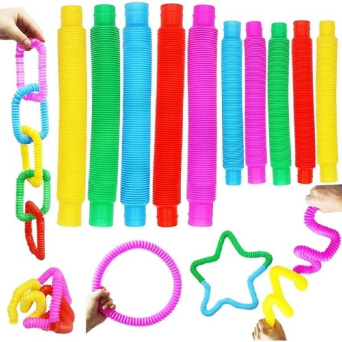 4 Adet Pop Tube Duyusal Oyuncak Fidget Zihinsel Eğitici
