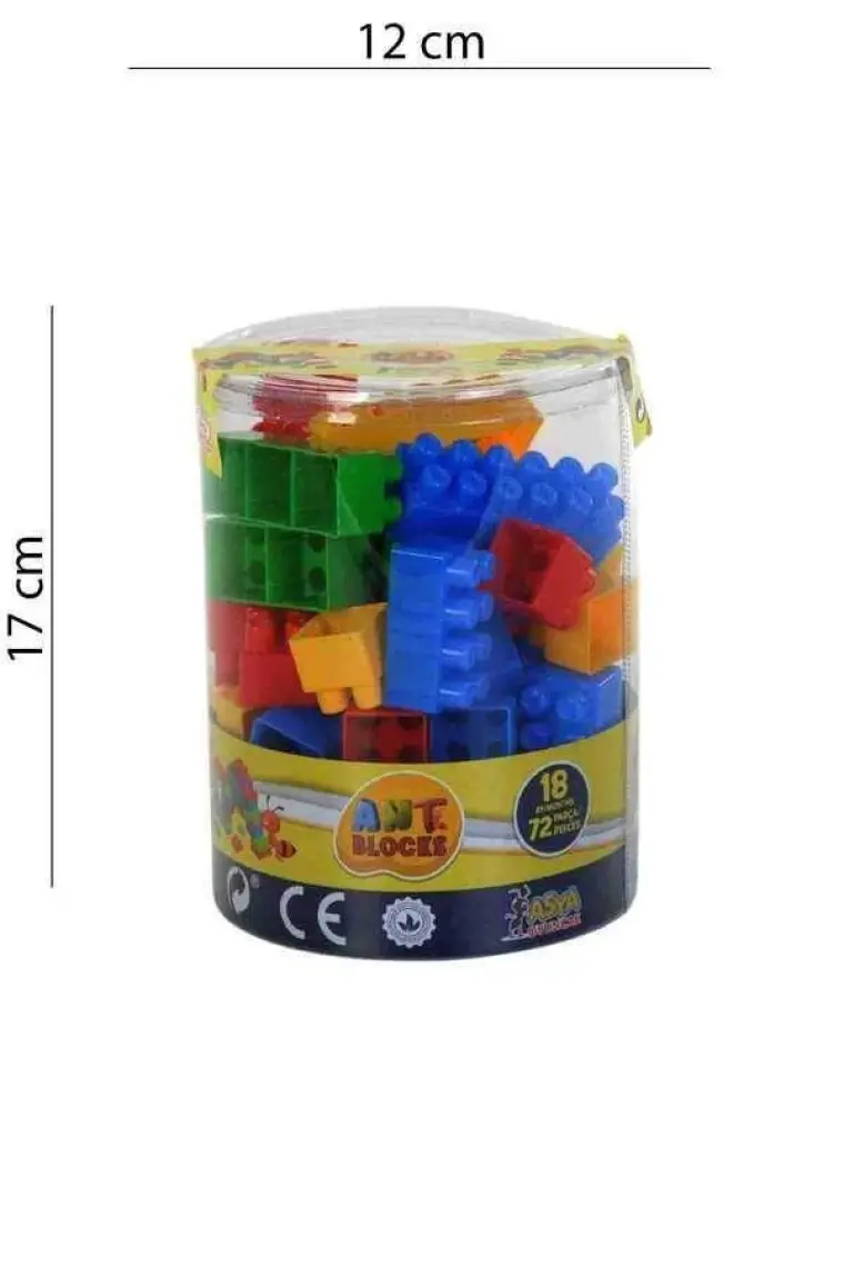 Asya Oyuncak Ant Blocks Ast. 34 Parça