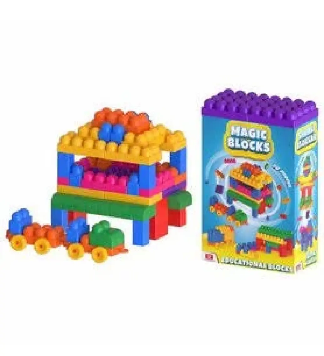 Uçar Oyuncak Magic Blocks 76 Parça Büyük Bloklu Oyun Seti