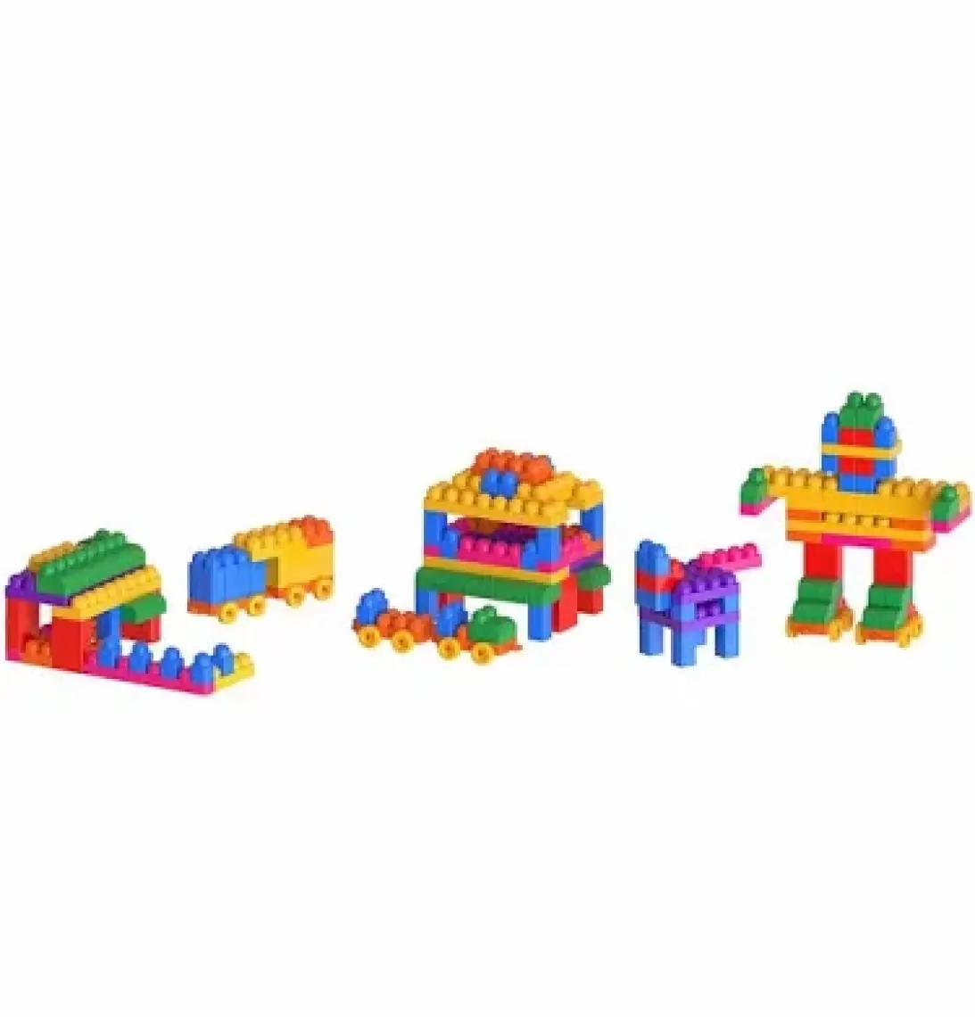 Uçar Oyuncak Magic Blocks 76 Parça Büyük Bloklu Oyun Seti