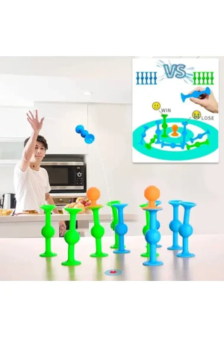 Think Master Thinkmastter Pop Dart Vakum Molekül Pop Dart Oyunu 10+2 Parça Popit Dart Oyunu Duyusal Eğitici Oyuncak