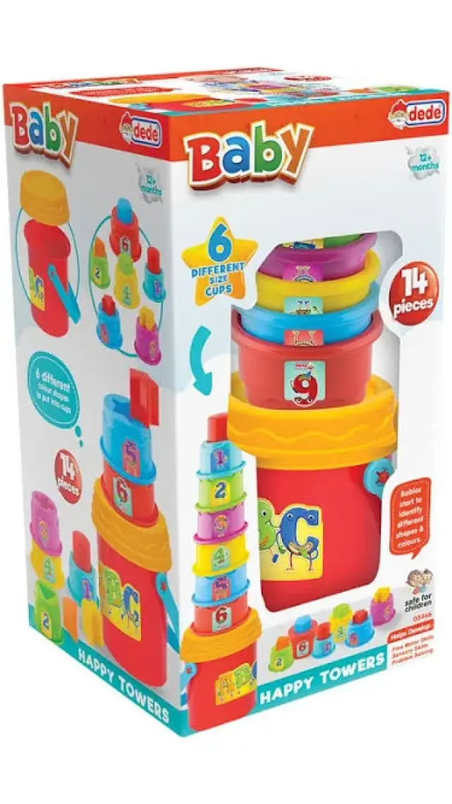 Dede 12 Parça Silindir Kule Bultak 4653