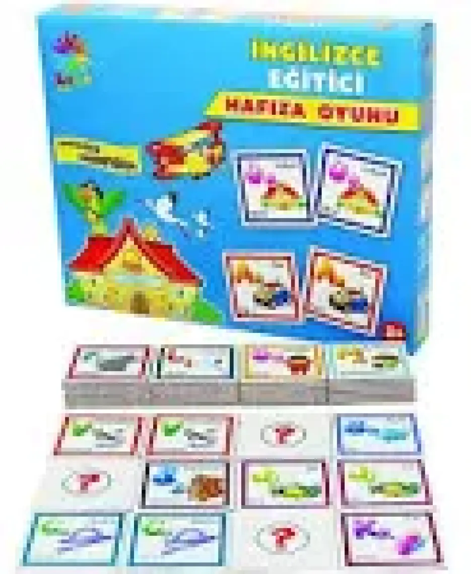 Laço Kids İngilizce Eğitici Hafıza Oyunu