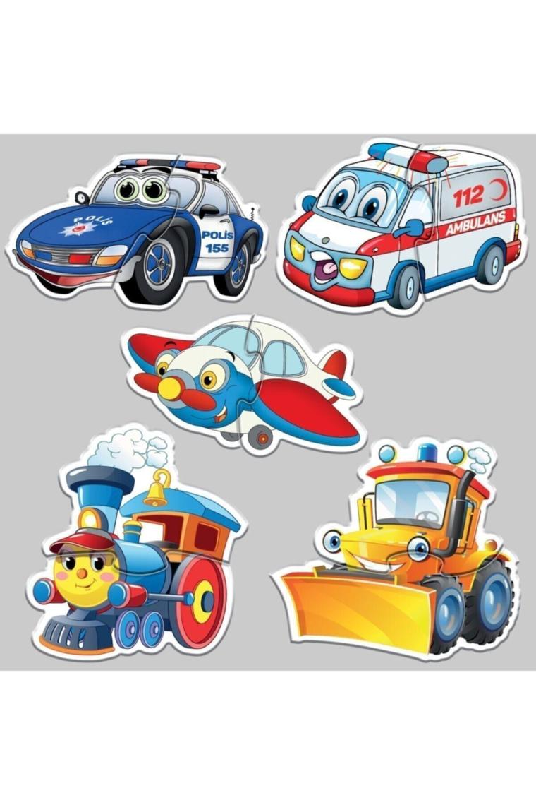 Baby Puzzle Sevimli Araçlar