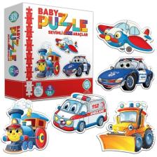 Baby Puzzle Sevimli Araçlar