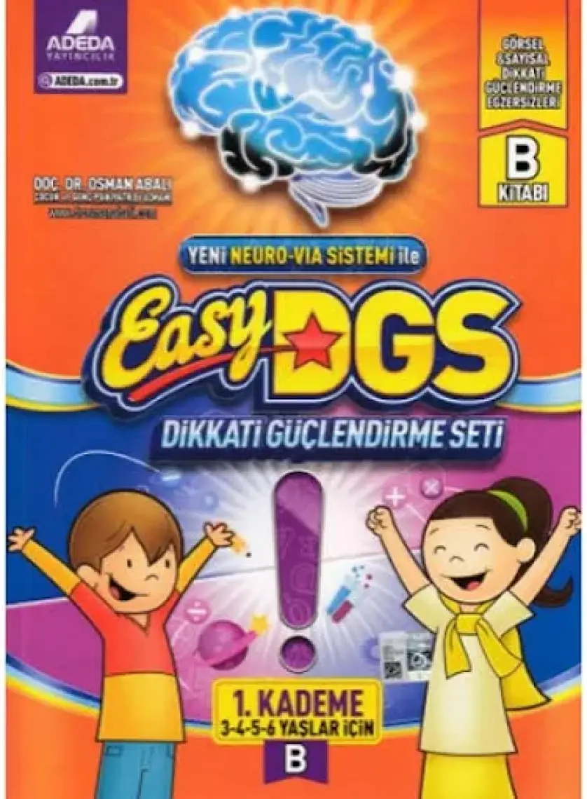 Easy Dgs Dikkati Güçlendirme Seti (3 - 4 - 5 - 6 YAŞLAR IÇİN) 1. Kademe A