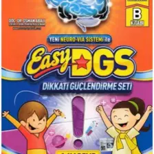Easy Dgs Dikkati Güçlendirme Seti (3 - 4 - 5 - 6 YAŞLAR IÇİN) 1. Kademe A