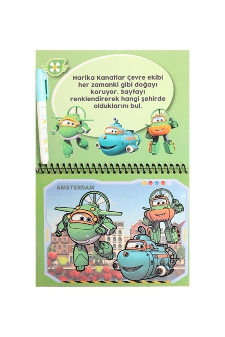 Gepettoys BK006 Gepettoys,harika Kanatlar Sihirli Boyama Kitabı