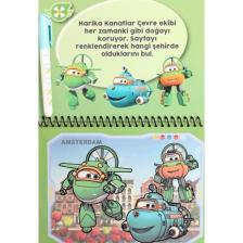 Gepettoys BK006 Gepettoys,harika Kanatlar Sihirli Boyama Kitabı