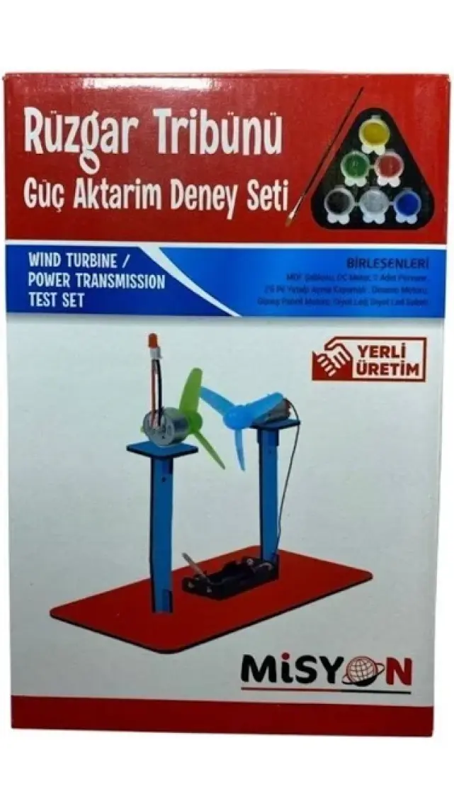 Misyon Rüzgar Tribünü Güç Aktarım Deney Seti