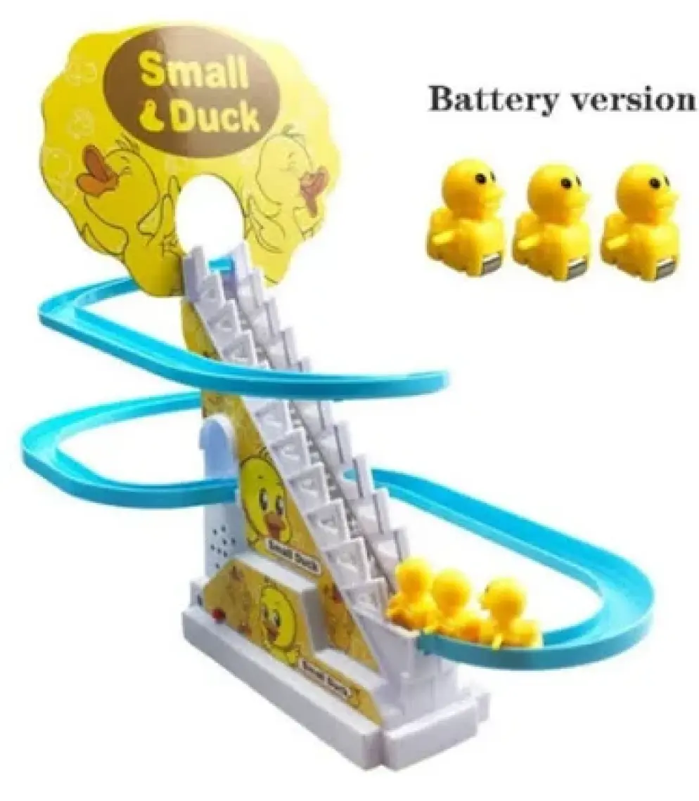 Baby Door Babydoor Small Duck 3 Ördekli Pilli Merdiven Sesli Eğitici Oyuncak