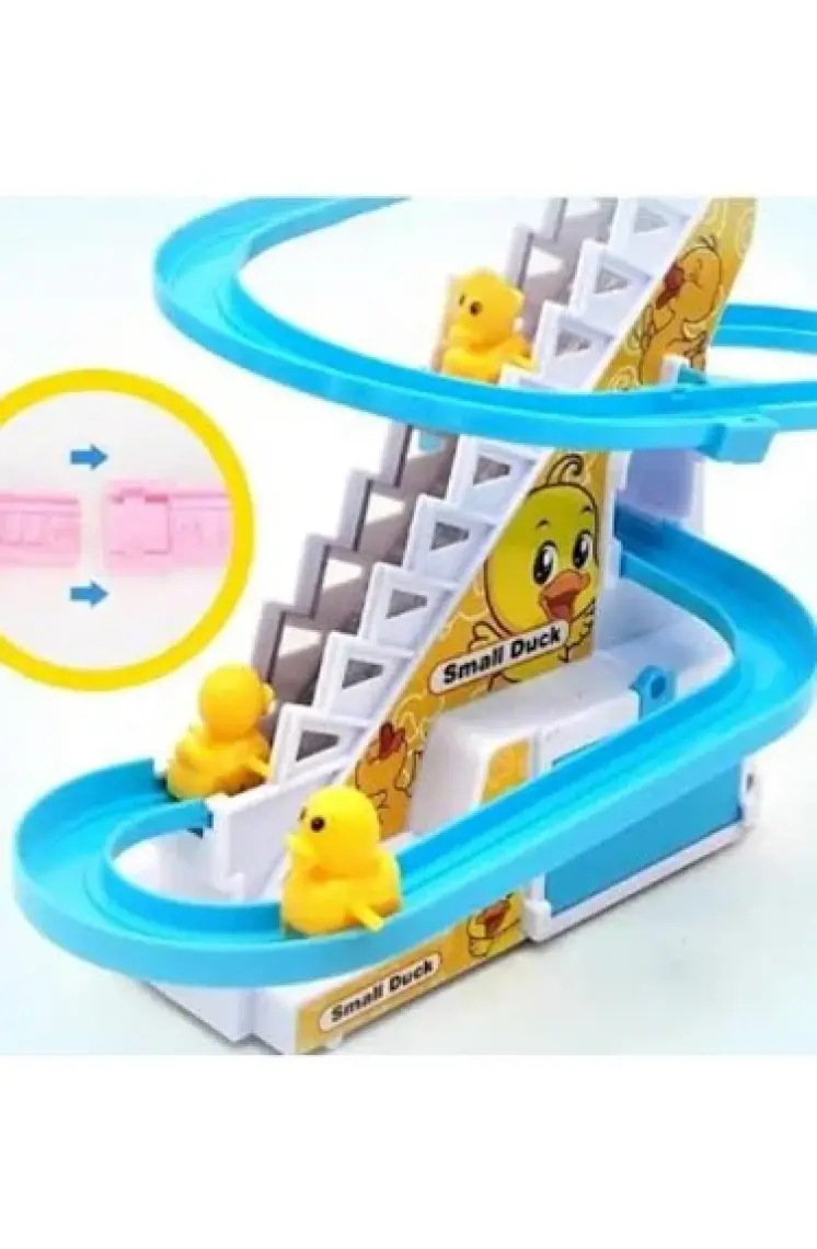 Baby Door Babydoor Small Duck 3 Ördekli Pilli Merdiven Sesli Eğitici Oyuncak