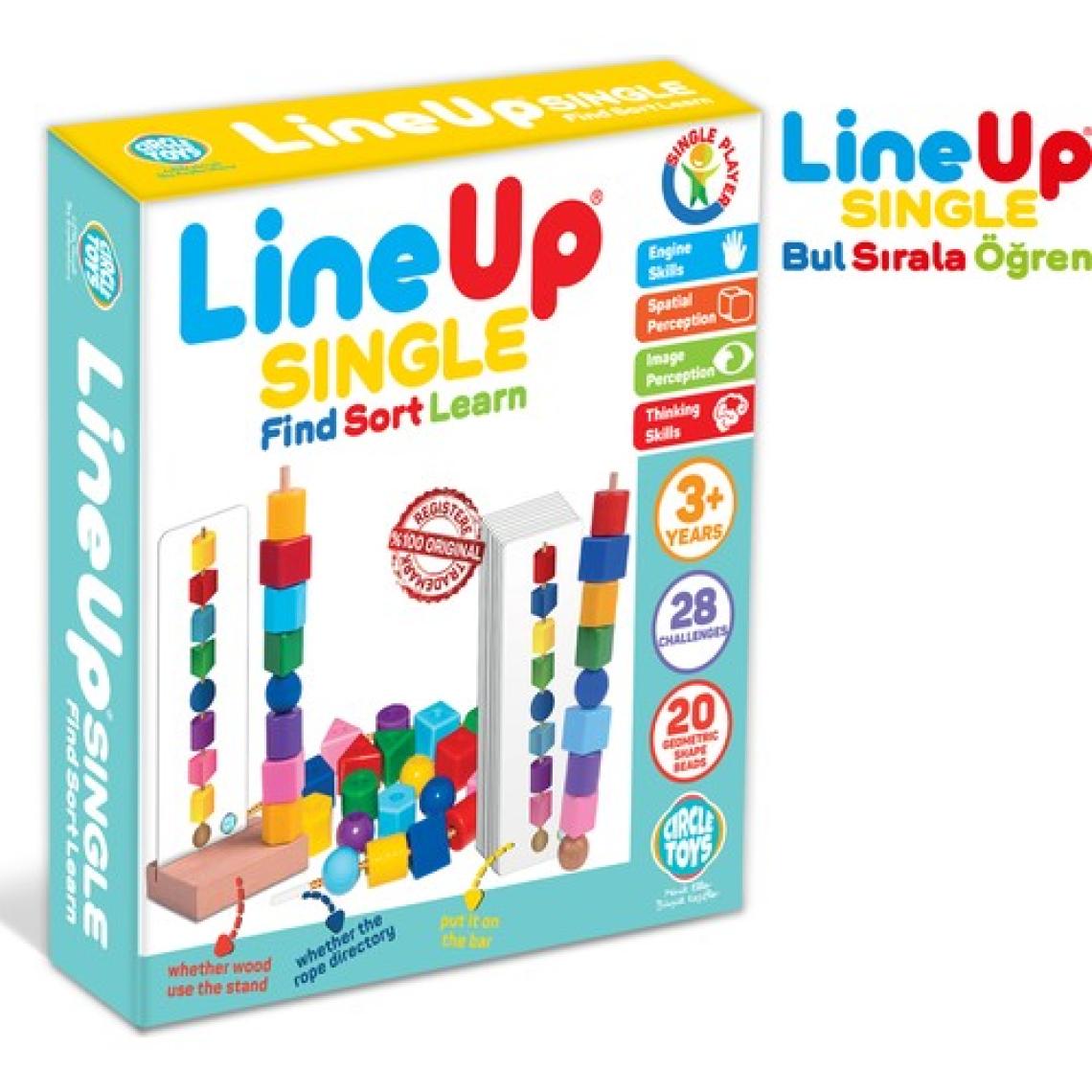 Circle Toys Line Up Single Bul Sırala Öğren - Tek Oyuncu