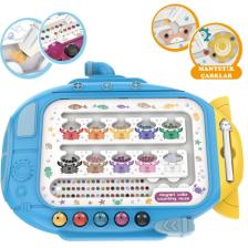 Learning Fun Submarine Manyetik Maze Labirent ve Balık Tutma Eğitici Oyuncak Renk ve Sayıları Eşleştirme Mavi
