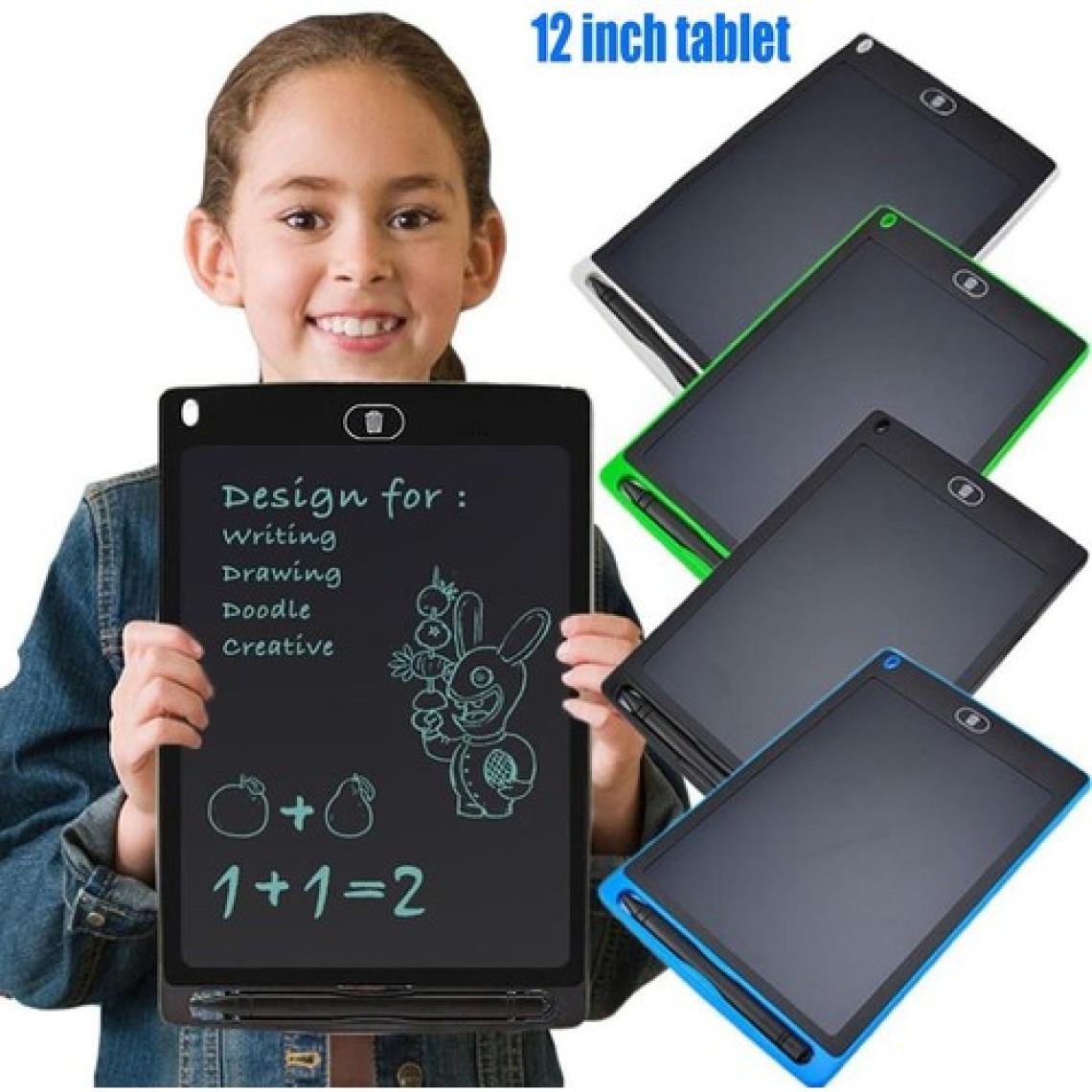 Vothoon 12 Inc Writing LCD Grafik Dijital Kalemli Çizim Tableti Yazı Tahta Not Yazma Eğitim Tableti