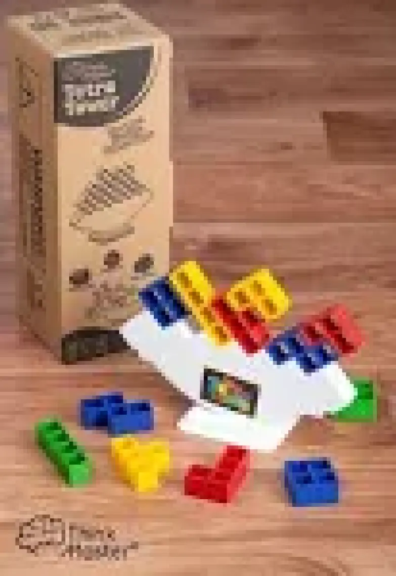 Think Master Tetra Kule Denge Oyuncağı Eğitici Kutu Oyuncak Tetris Kule Tetra Tower