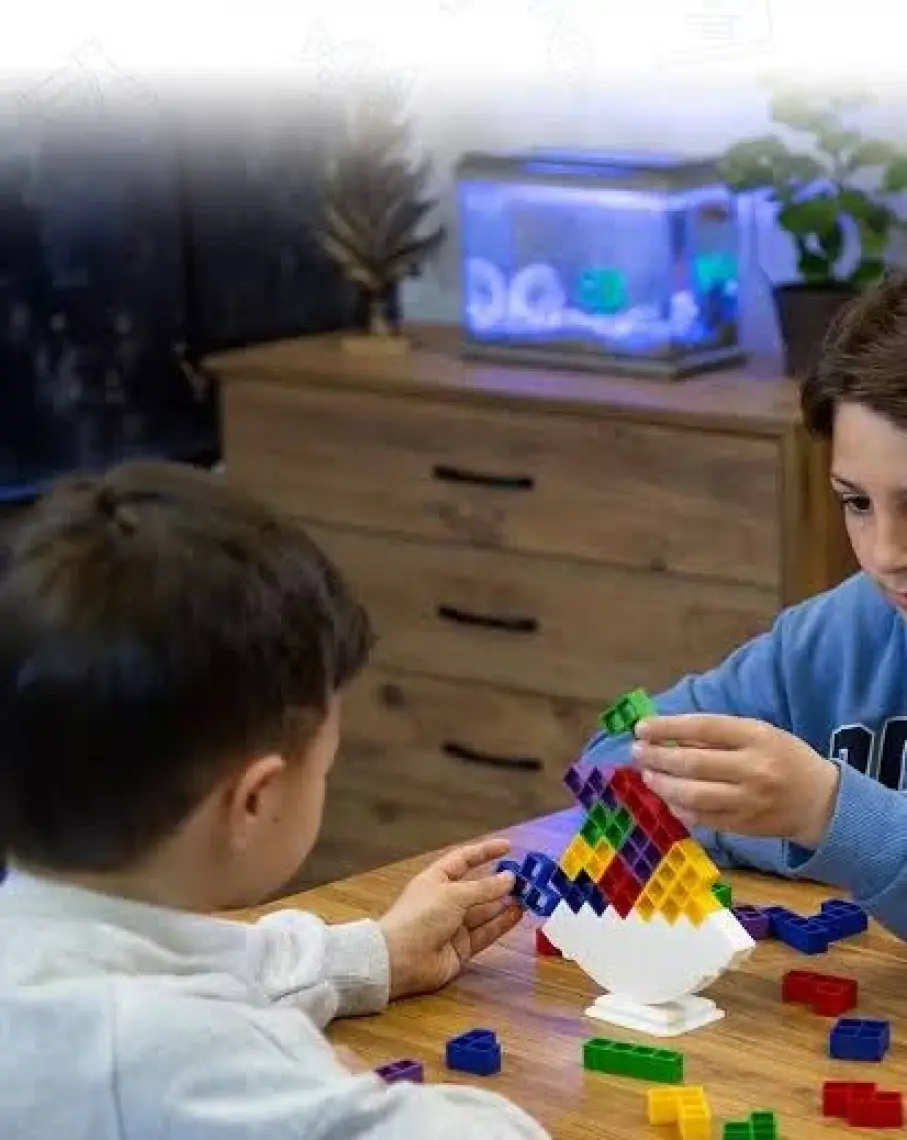 Think Master Tetra Kule Denge Oyuncağı Eğitici Kutu Oyuncak Tetris Kule Tetra Tower