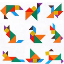 Zekice Tangram 8 Parça* Eğitici ve Zeka,yerli ve Kendi Ürünümüzdür.