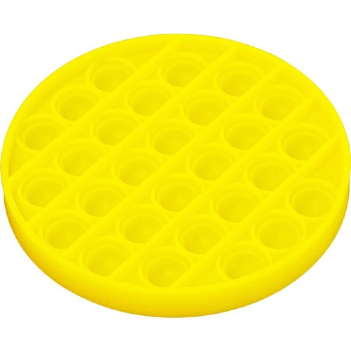 Başel Oyuncak Push Bubble Fidget Özel Pop Duyusal Oyuncak Zihinsel Stres Sarı Renk Yuvarlak