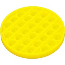 Başel Oyuncak Push Bubble Fidget Özel Pop Duyusal Oyuncak Zihinsel Stres Sarı Renk Yuvarlak