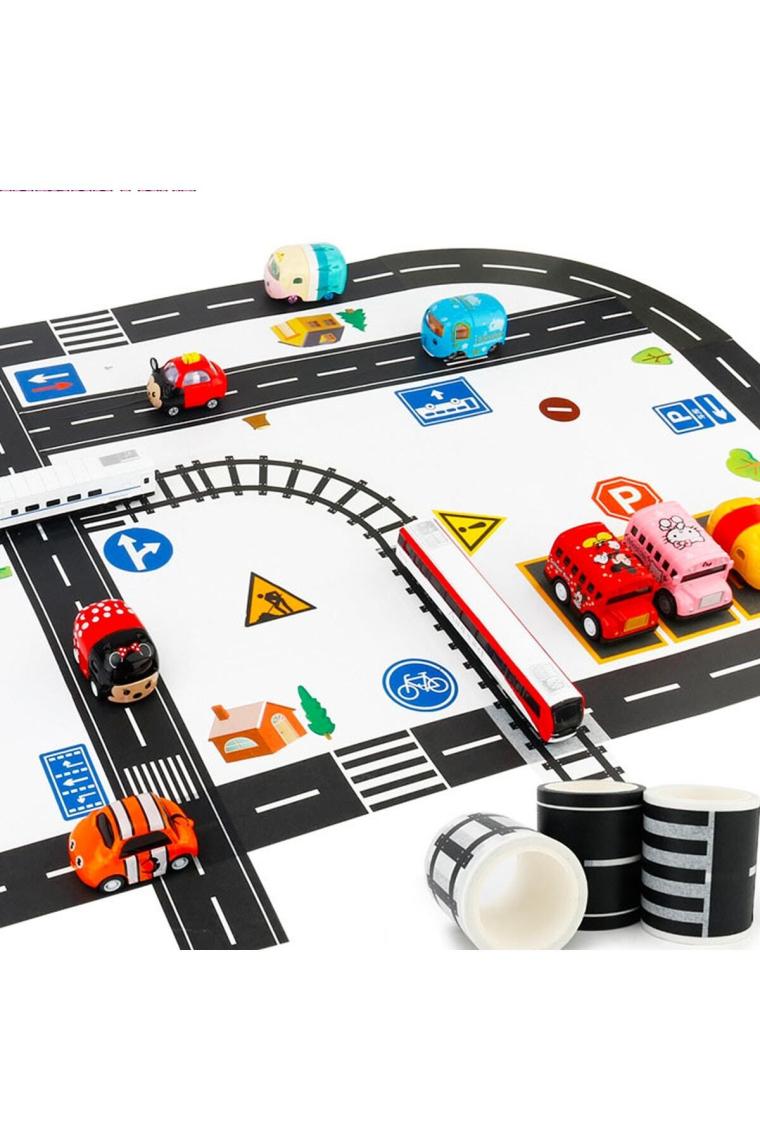 Think Master Otobant Eğitici ve Eğlenceli Yol Yapım Road Tape Oyun Bandı 1 Adet