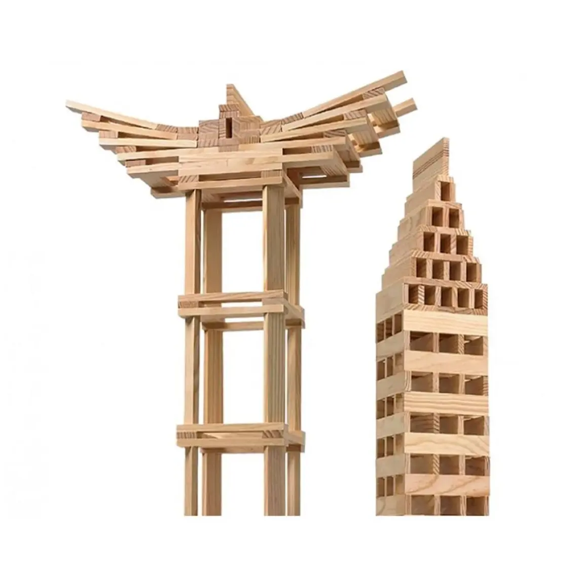 Strongart Redka /kumtoys  Redka Redcity Ahşap Yapı Blokları