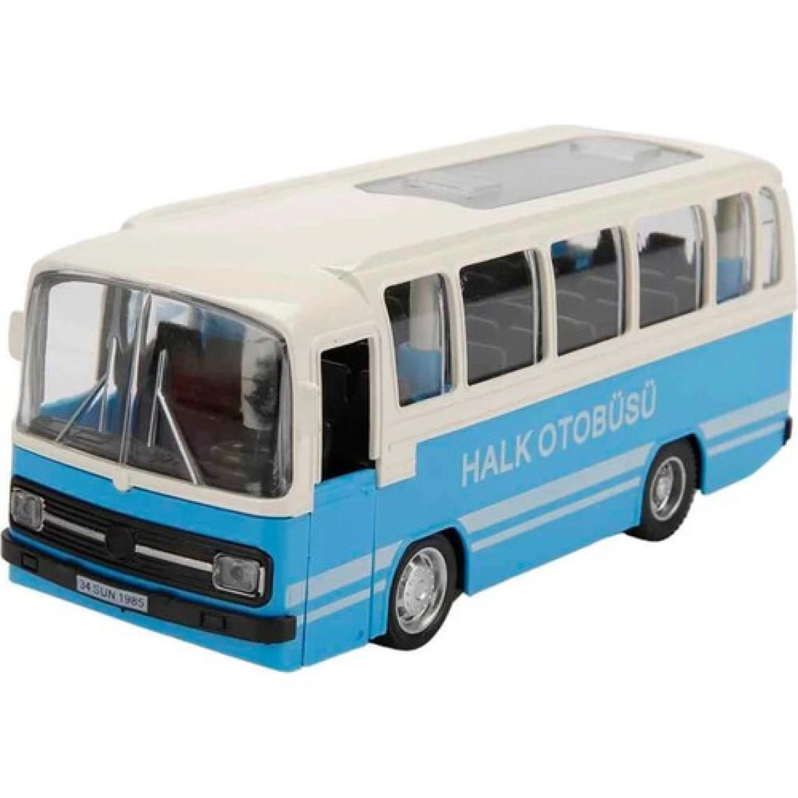 Nessiworld Maxx Wheels Sesli ve Işıklı Nostaljik Halk Otobüsü 15 cm