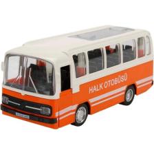 Nessiworld Maxx Wheels Sesli ve Işıklı Nostaljik Halk Otobüsü 15 cm